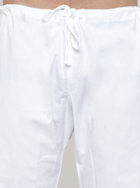 Jompers Band Collar Pure Cotton Kurta with Pyjamas
