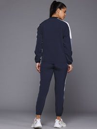 HRX by Hrithik Roshan Colourblocked Lifestyle Zip-Up Tracksuit