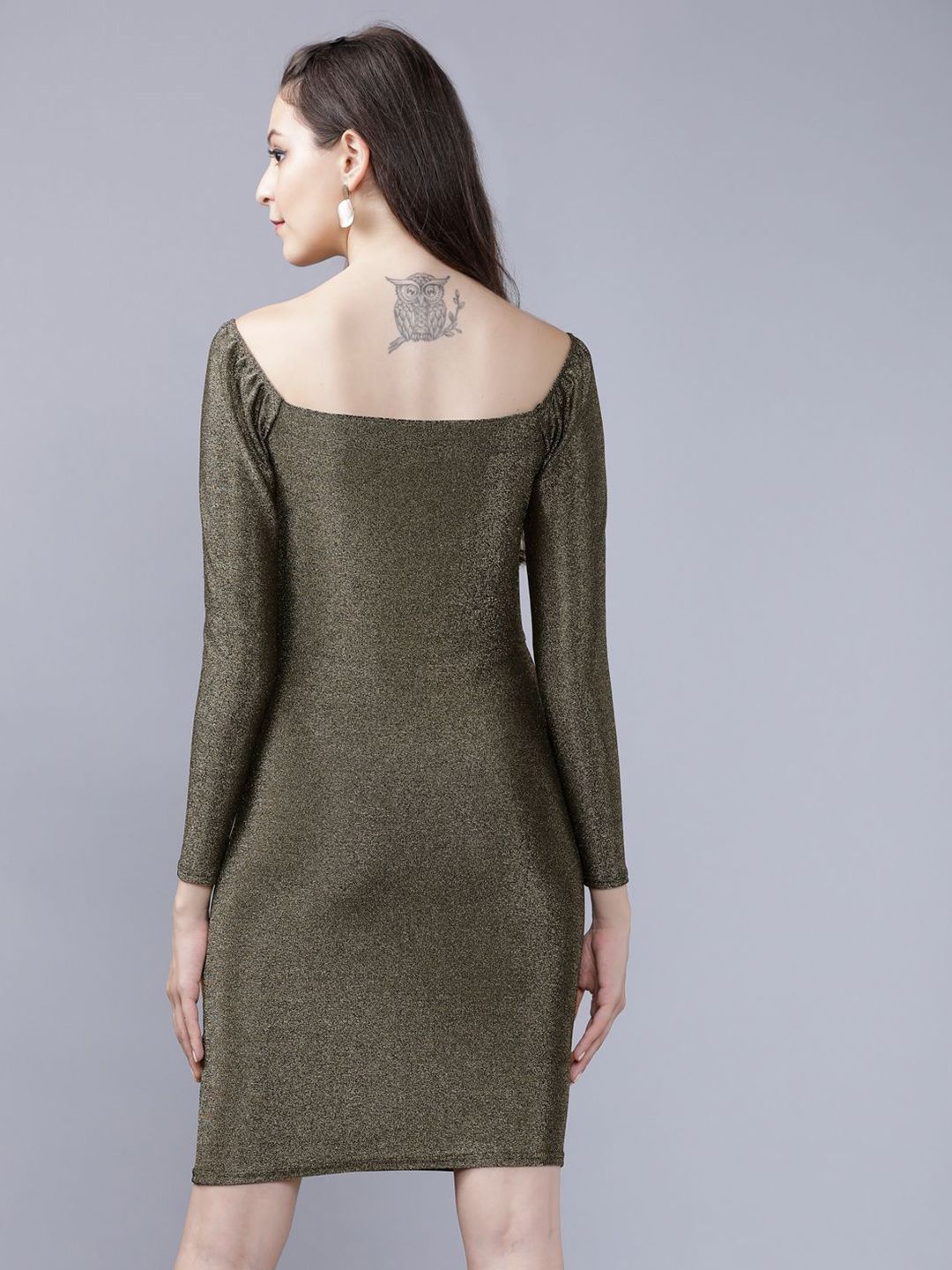 Tokyo Talkies Bodycon Shimmer Dress