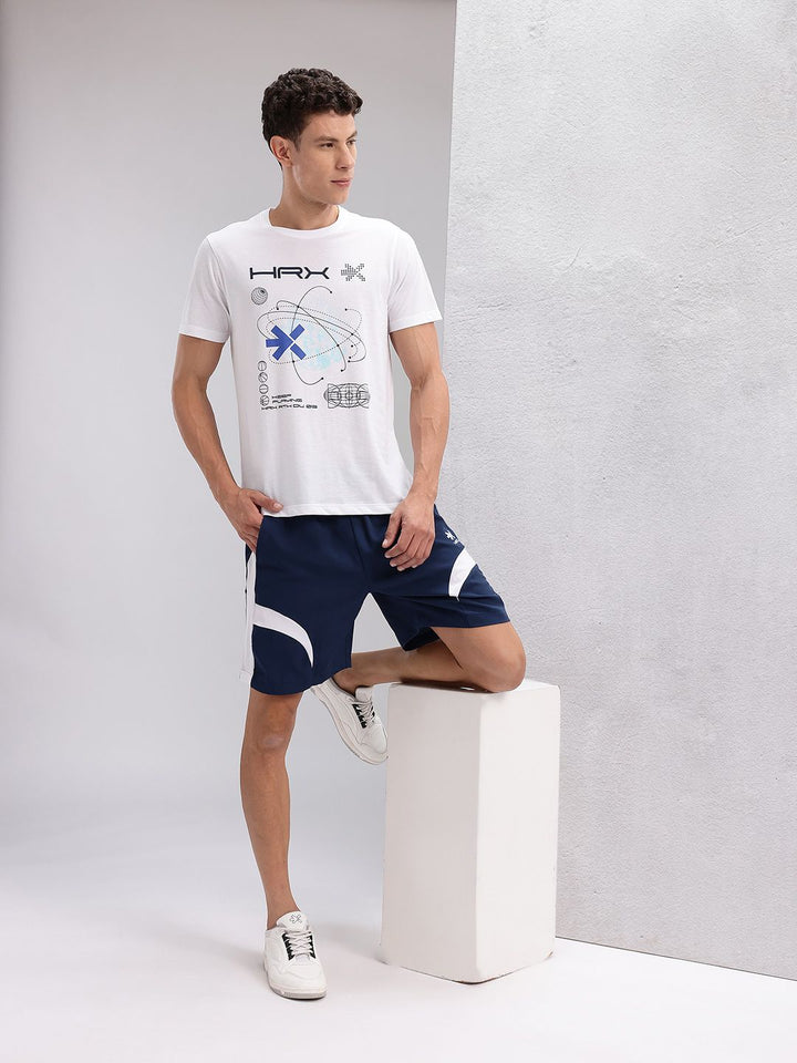 HRX by Hrithik Roshan Conversational & Brand Logo Printed Lifestyle T-shirt