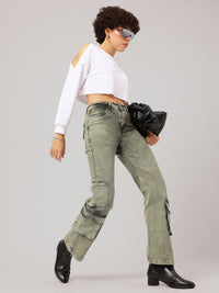 DressBerry Cut-Out Couture Crop Top