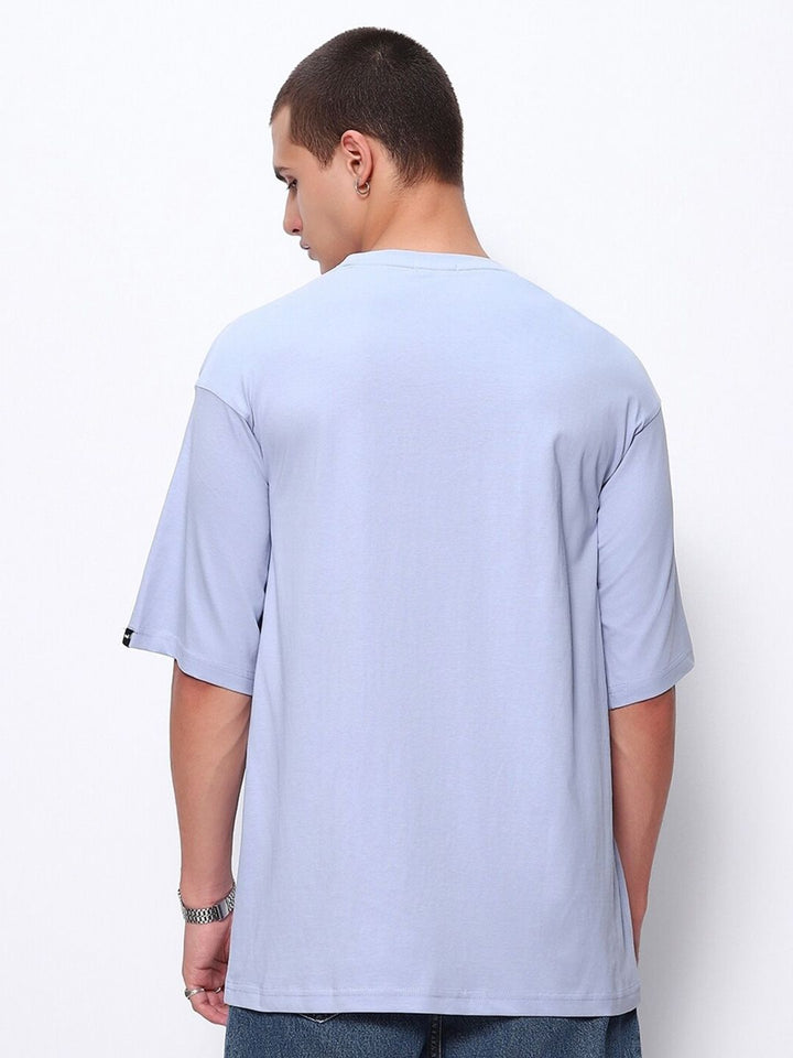 Bewakoof Drop-Shoulder Sleeves Oversized Cotton T-shirt