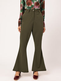 DressBerry Women Flared Trousers