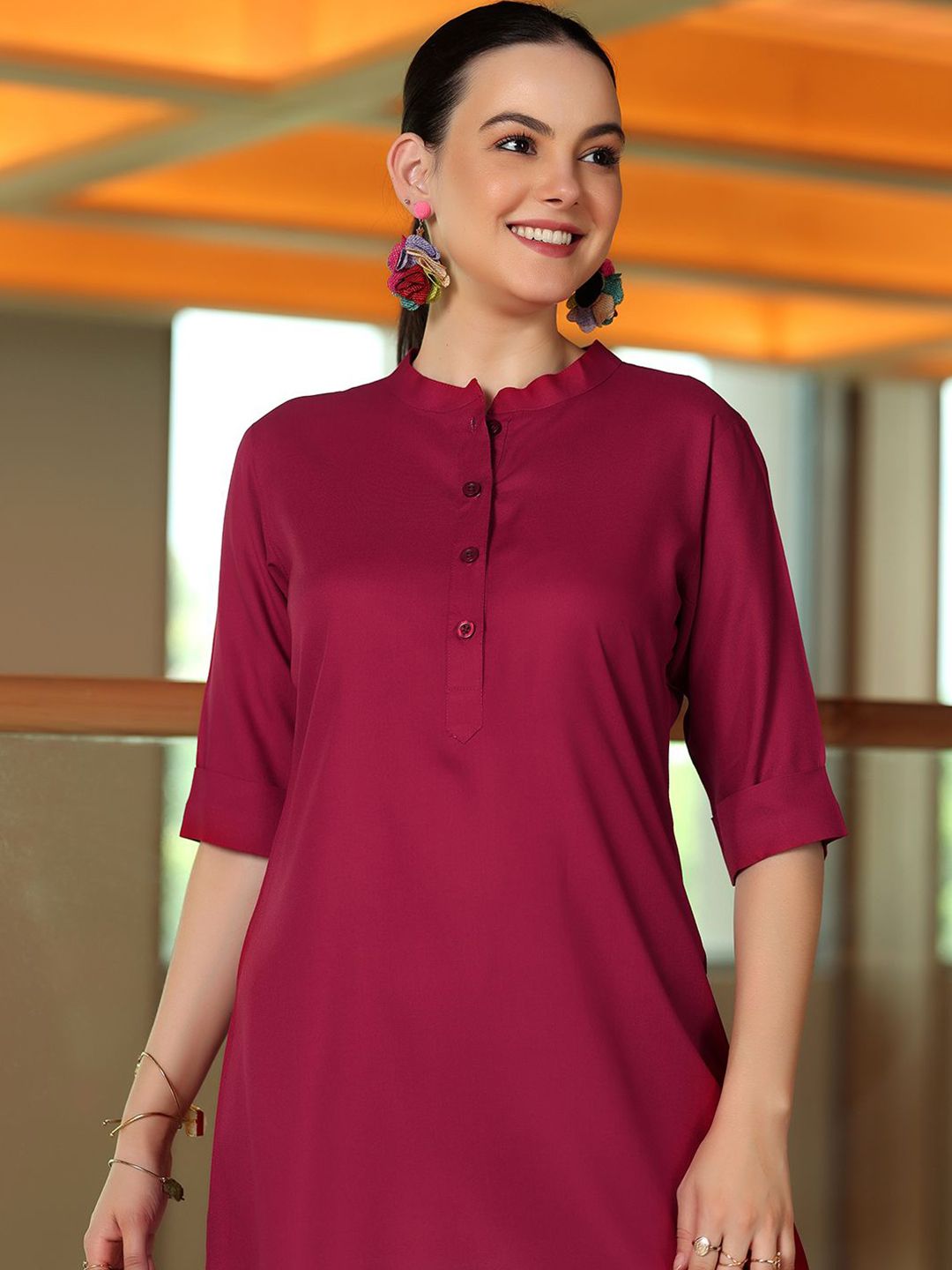 Libas Mandarin Collar Tunic