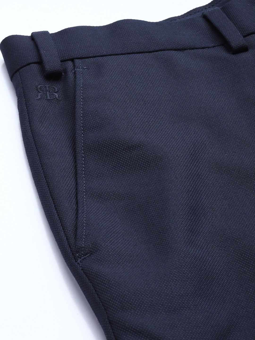 Raymond Men Textured Slim Fit Formal Trousers