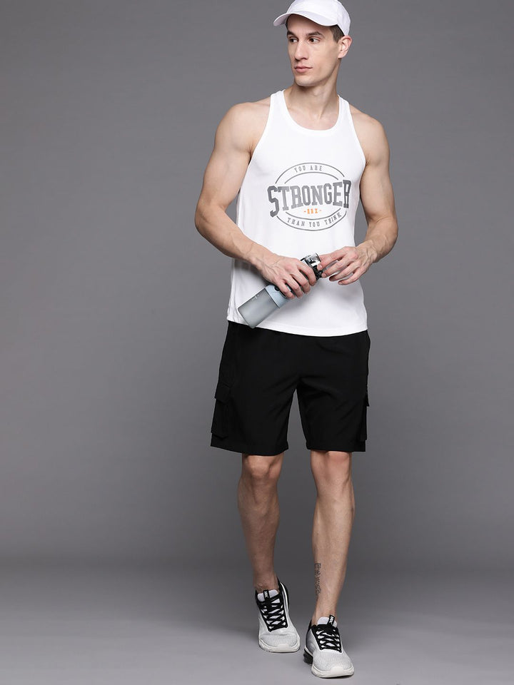 HRX by Hrithik Roshan Men Printed Rapid-Dry Training T-shirt