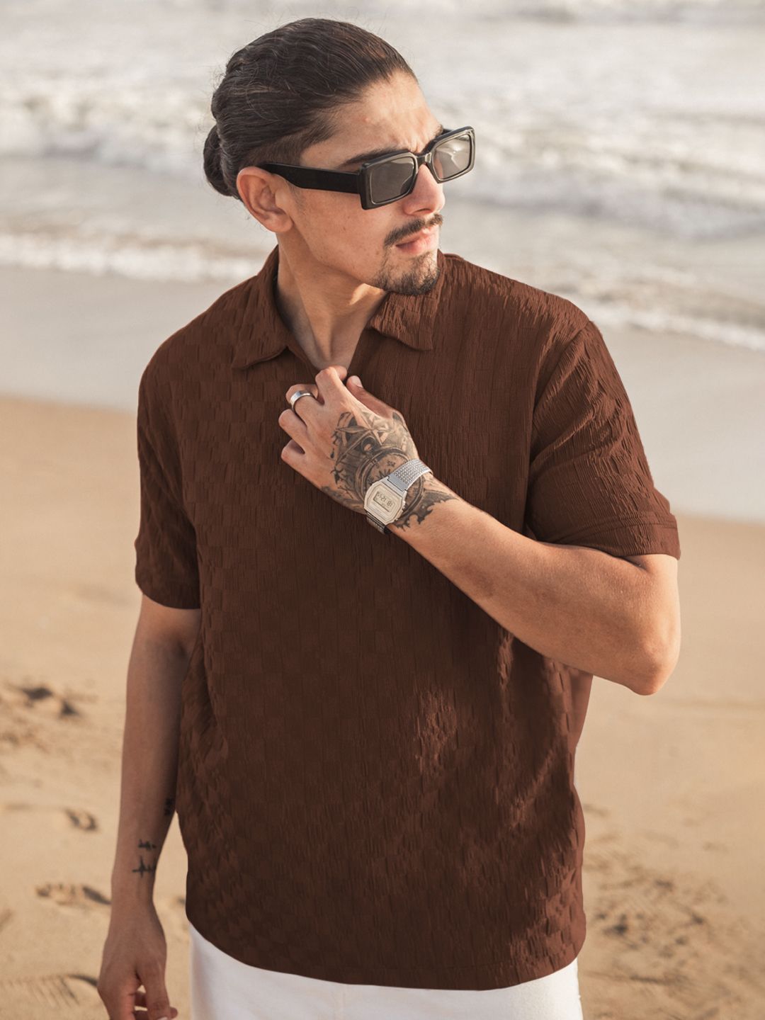 Powerlook Men Polo Collar T-shirt