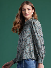DressBerry Opaque Printed Casual Shirt