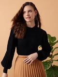 STREET 9 Ribbed Acrylic Pullover