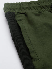 SPYKAR Men Colourblocked Slim Fit Mid-Rise Regular Joggers