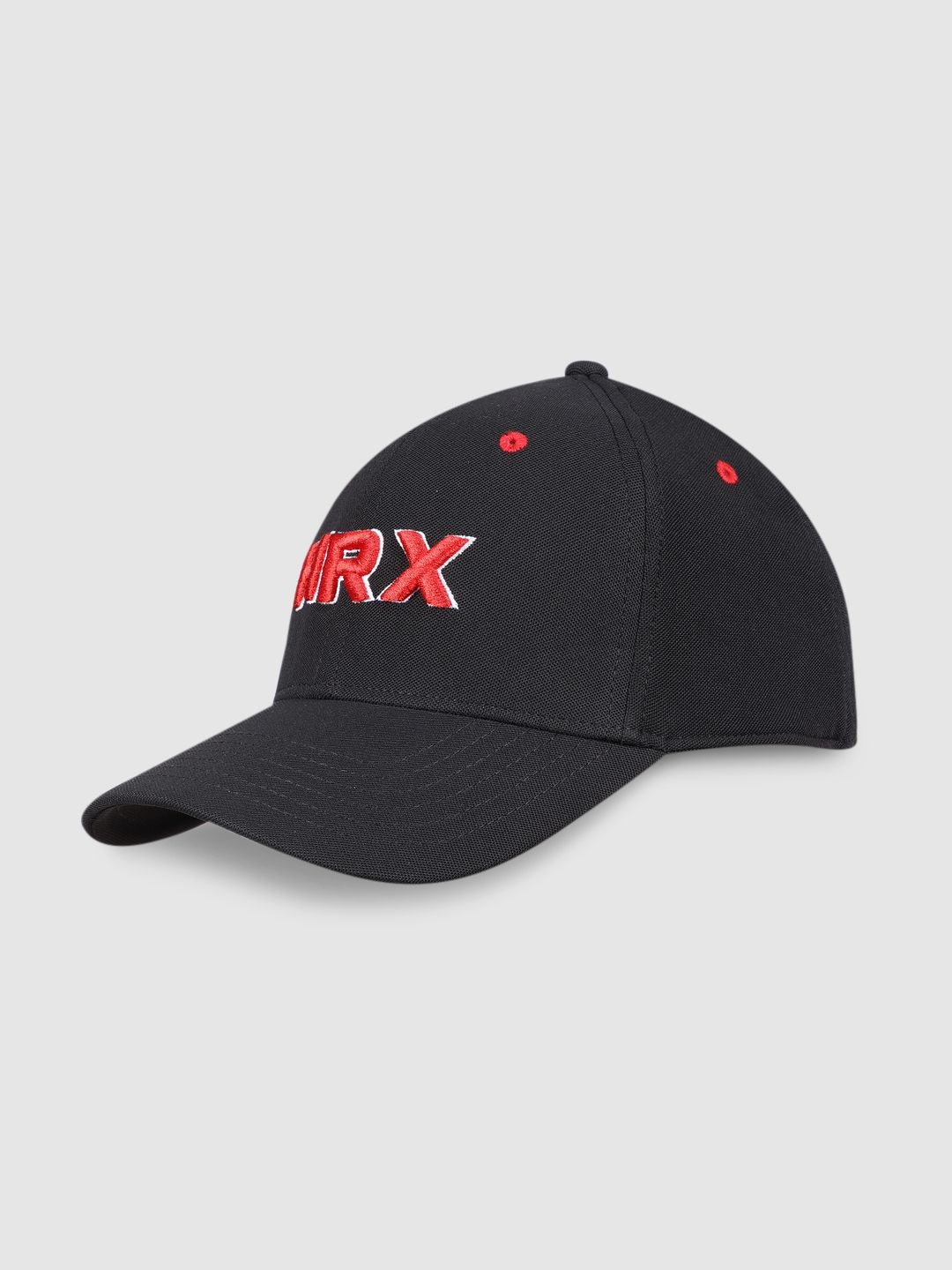 HRX by Hrithik Roshan Unisex Black Embroidered Baseball Cap