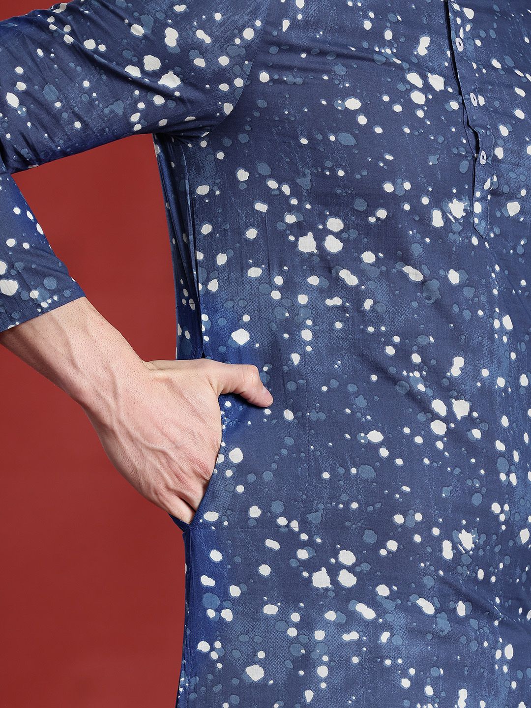 Anouk Men Printed Pure Cotton Kurta