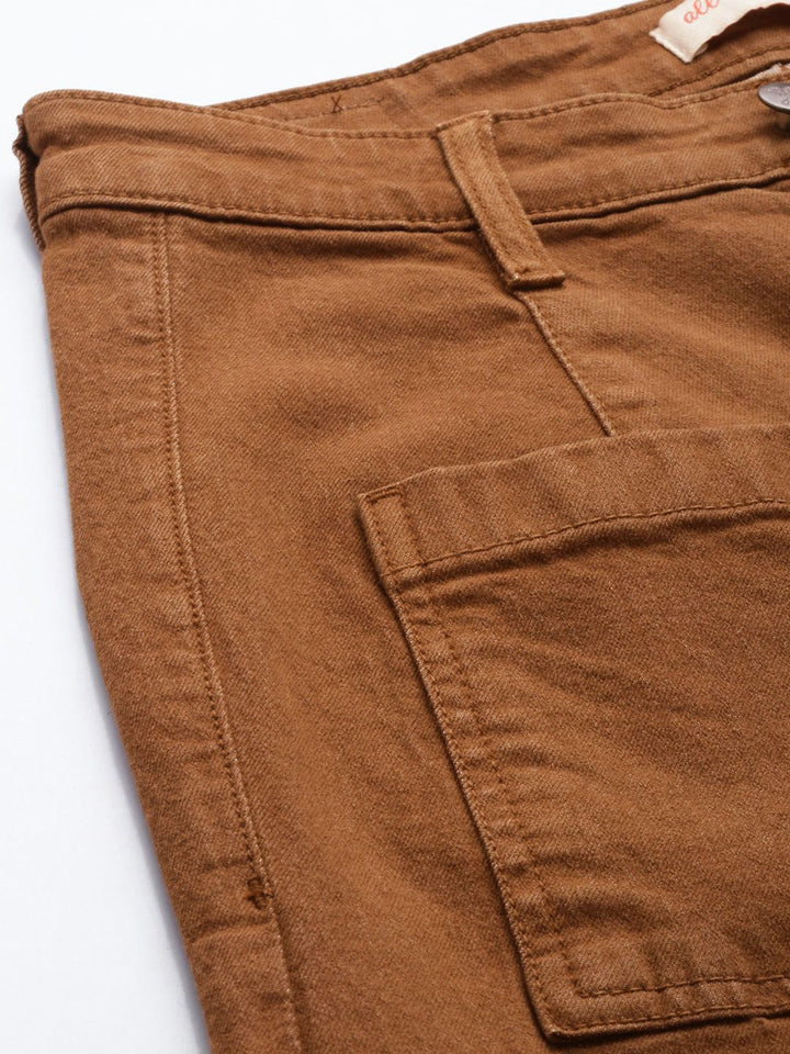 all about you Women Wide Leg High-Rise Stretchable Jeans