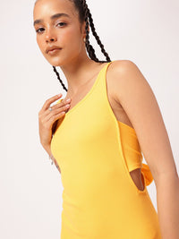 DressBerry Bold Bow Low Back Bodycon Mini Dress