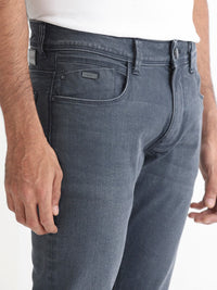 RARE RABBIT Men Colmer Slim Fit Mid-Rise Stretchable Jeans