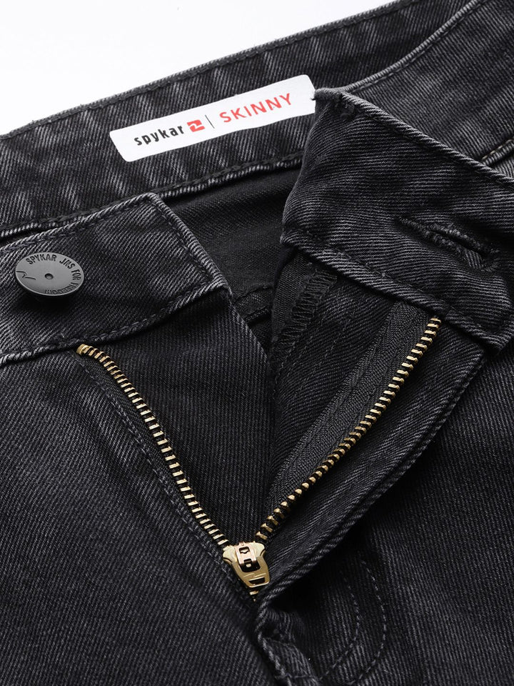 SPYKAR Men Slim Fit Low-Rise Light Fade Stretchable Jeans