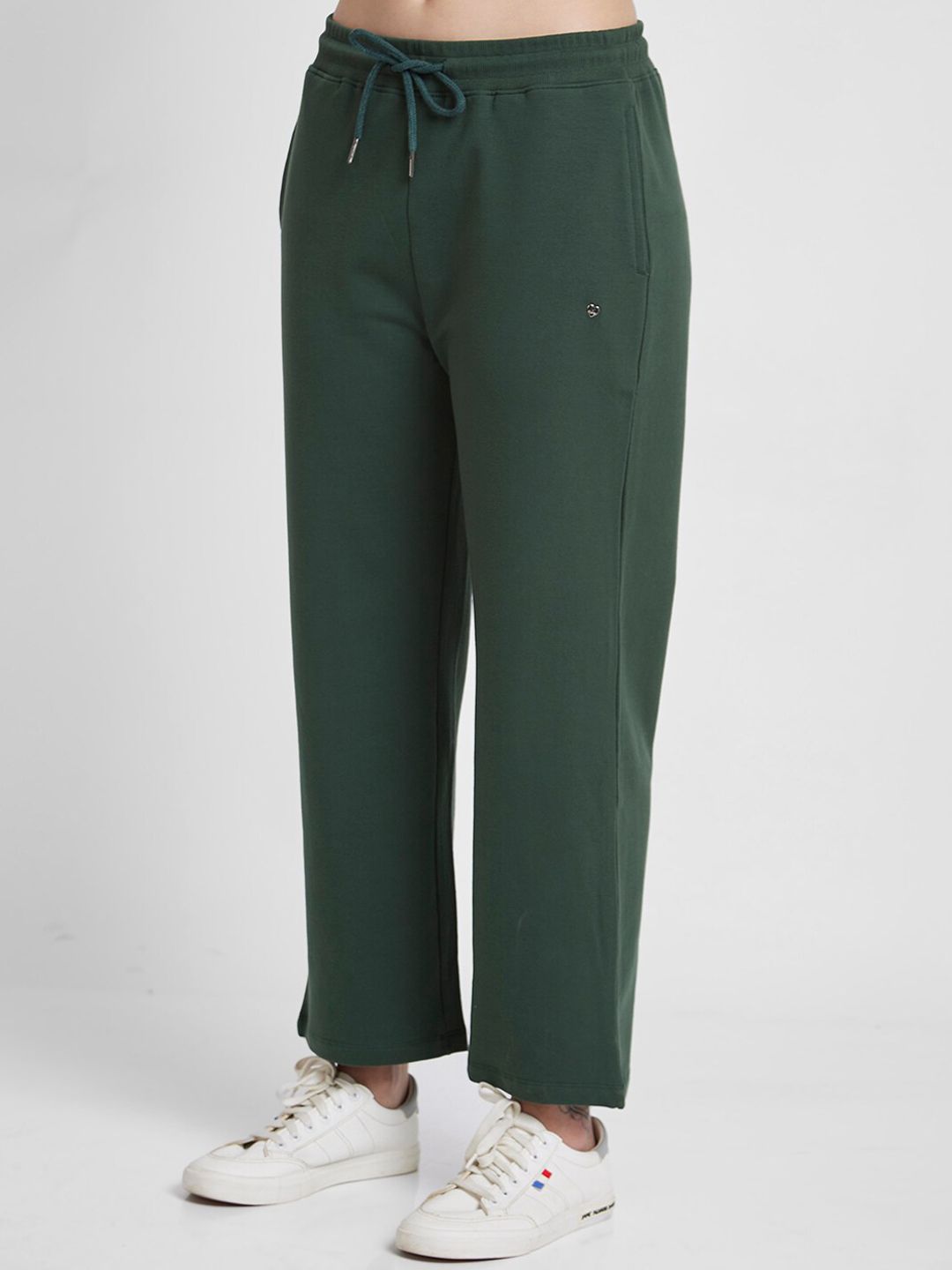 SPYKAR Women Straight-Fit High Rise Track Pant