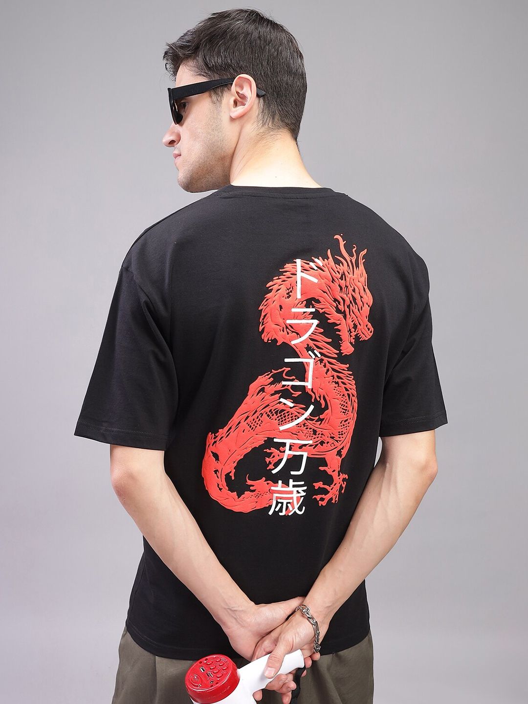 ADRO Men Typography Printed T-shirt