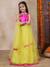 pspeaches Girls Ready to Wear Lehenga & Blouse With Dupatta