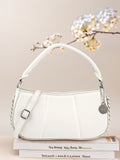 DressBerry Self Striped Structured Handheld Bag