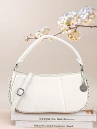DressBerry Self Striped Structured Handheld Bag