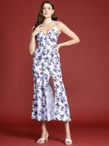 all about you Printed Slit Midi Dress