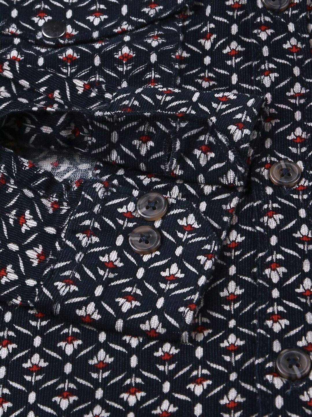 Thomas Scott Spread Collar Long Sleeves Premium Slim Fit Cotton Printed Casual Shirt