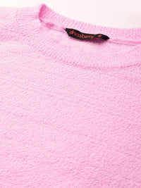 DressBerry Solid Cropped Pullover