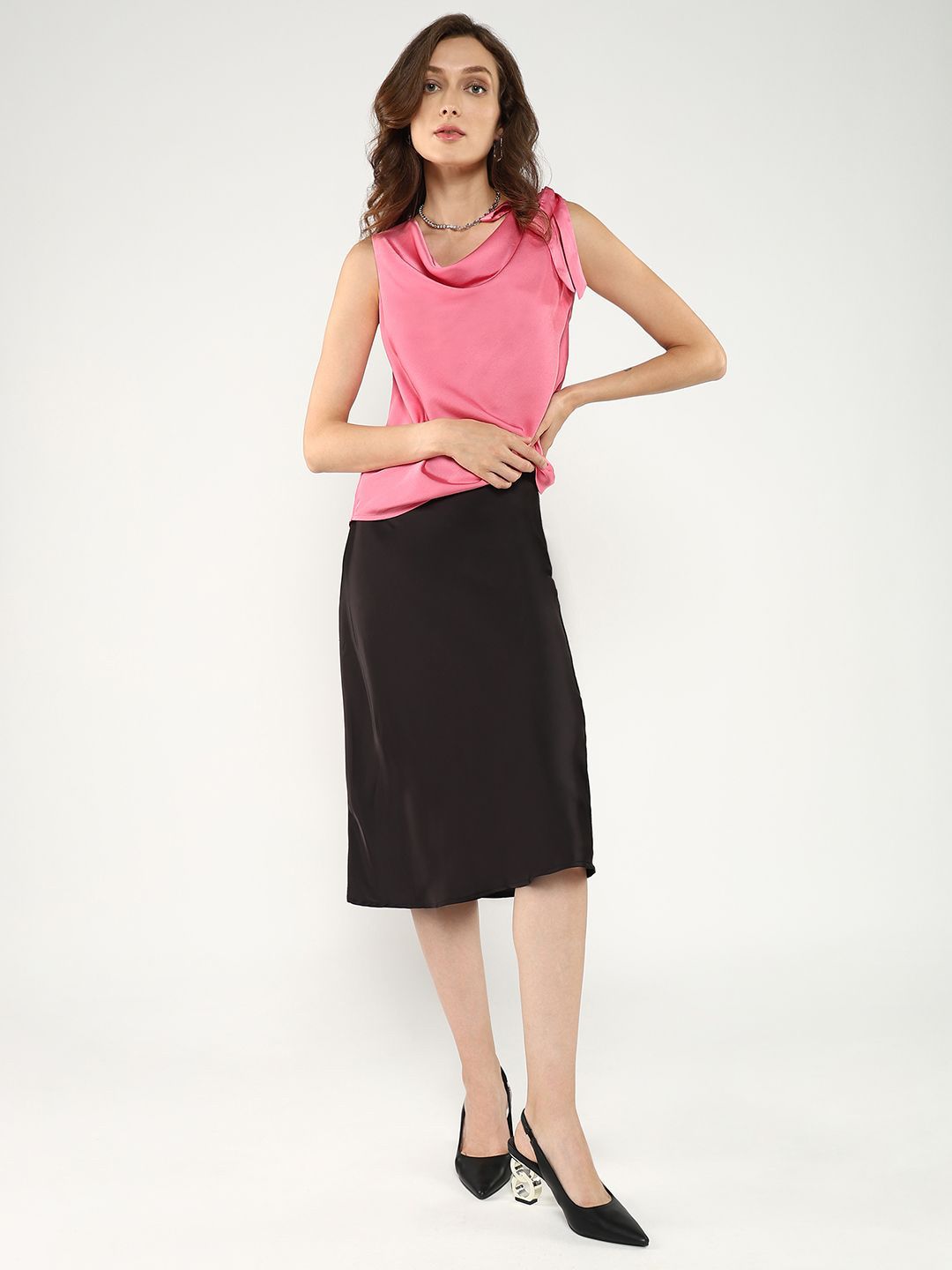 RAREISM Cowl Neck Top