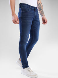 SPYKAR Men Slim Fit Low-Rise Light Fade Clean Look Stretchable Jeans