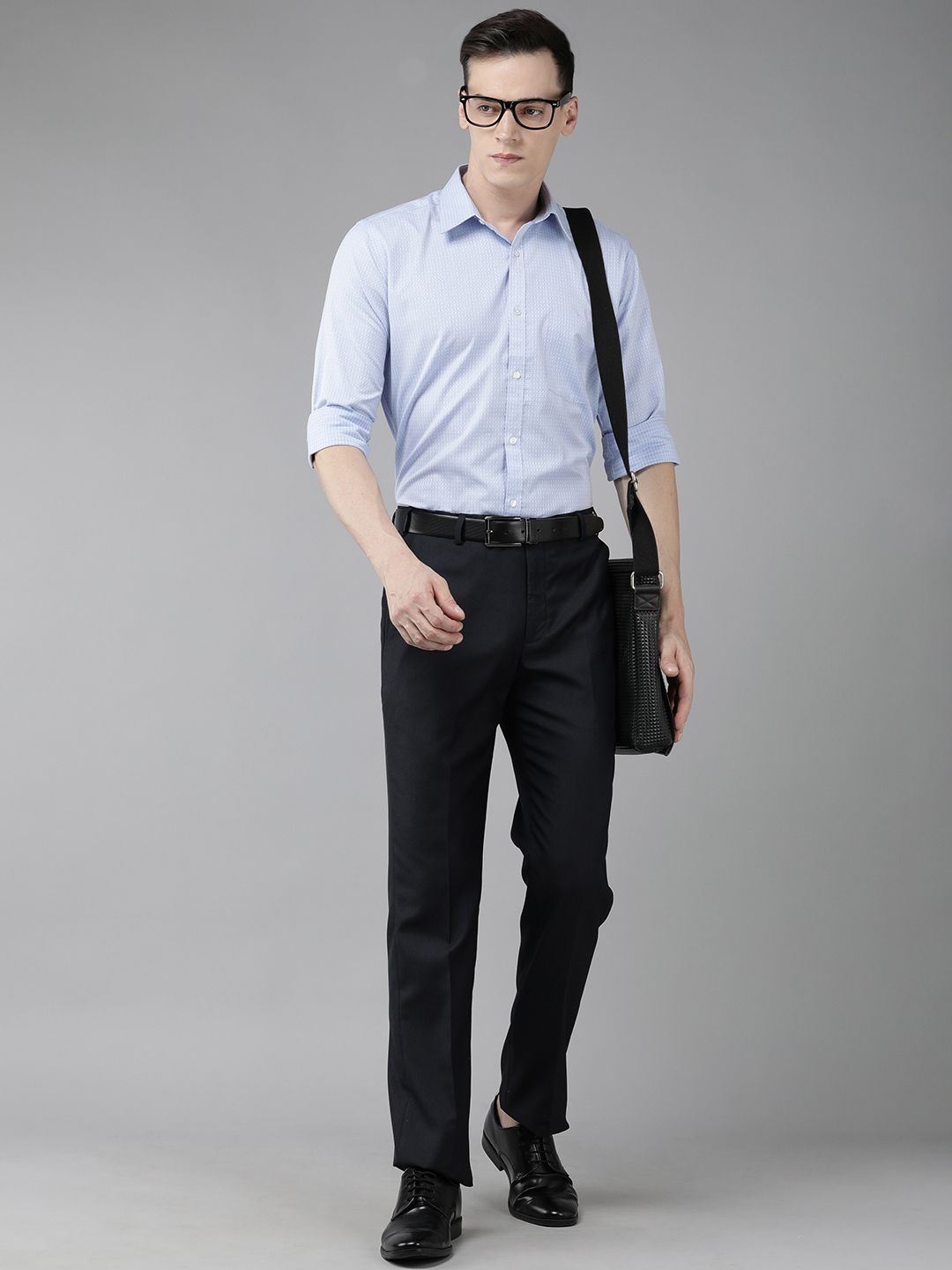 Park Avenue Men Slim Fit Checked Formal Shirt