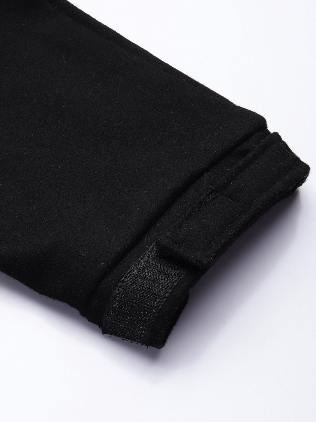 Mr Bowerbird Men Black Solid Liberal Fir Pleated Cargos