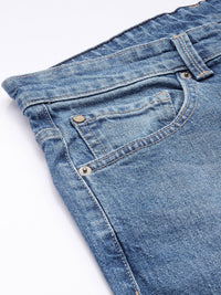 SPYKAR Men Slim Fit Low-Rise Heavy Fade Stretchable Jeans