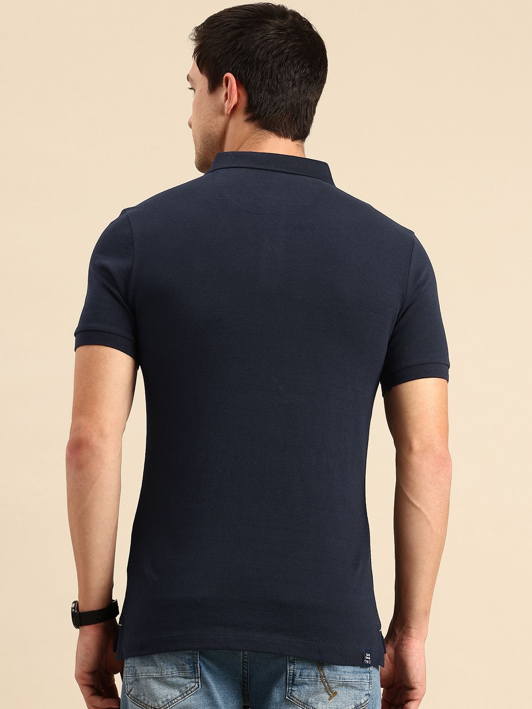 Being Human Polo Collar Pure Cotton T-shirt