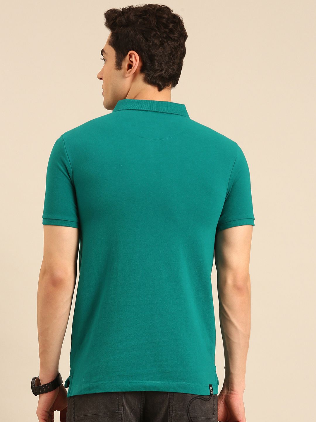 Being Human Polo Collar Pure Cotton T-shirt