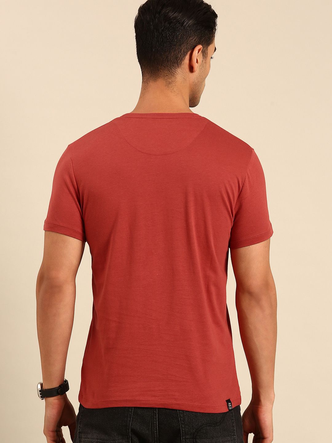 Being Human Pure Cotton Typography Printed T-shirt