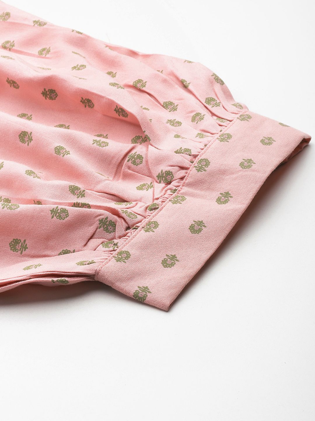 Anouk Floral Print Tie-Up Back Kurta with Salwar