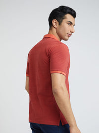 Raymond Pure Cotton Modern Fit Polo Collar T-shirt