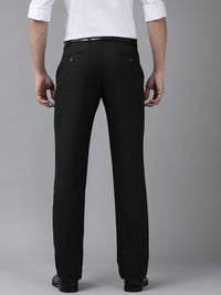 Park Avenue Men Black Trousers