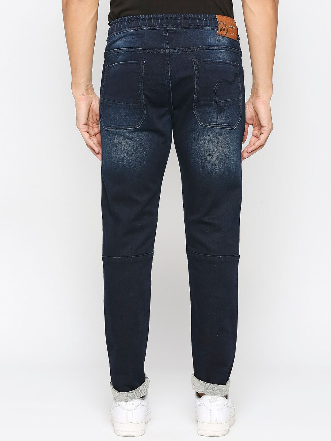 Being Human Men Mid Rise Clean Look Heavy Fade Jeans
