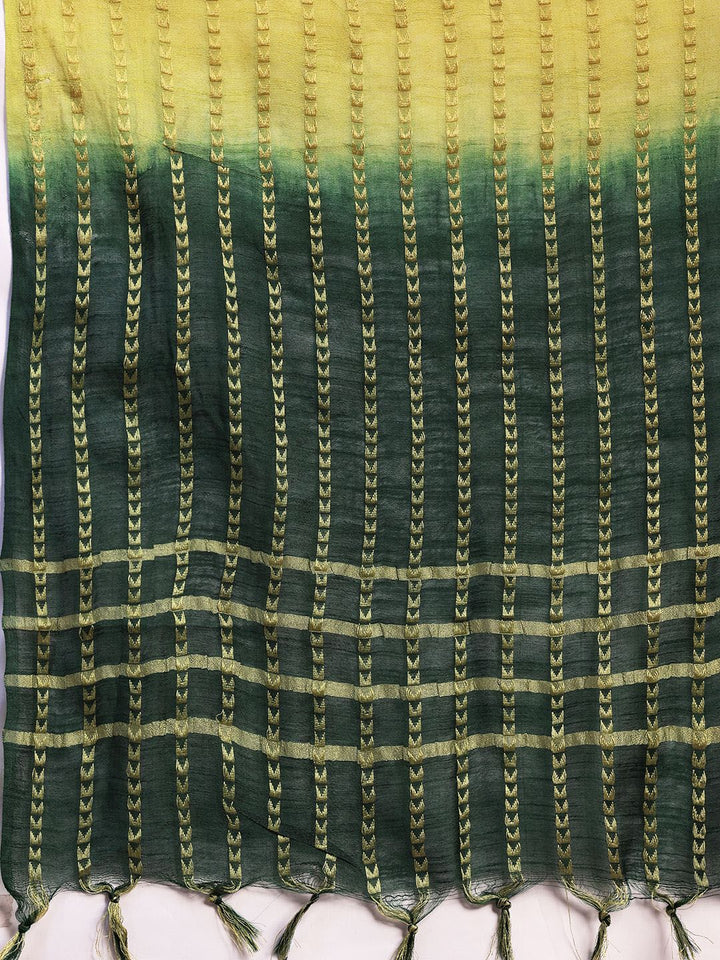 Libas Ethnic Motifs Woven Design Kurta with Salwar & Dupatta