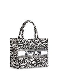 Berrylush Animal Printed Structured Shopper Tote Bag