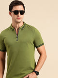 Being Human Polo Collar Pure Cotton T-shirt