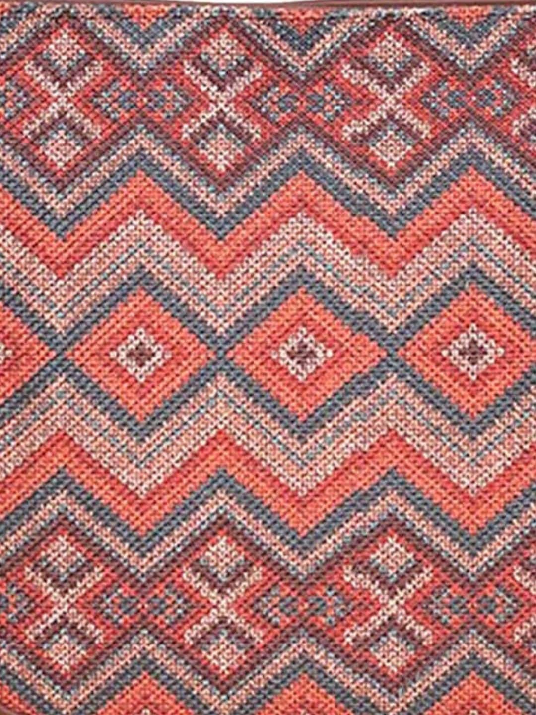 ZOUK Geometric Printed Structured Sling Bag