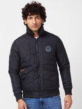 SPYKAR Stand Collar Slim Fit Puffer Jacket
