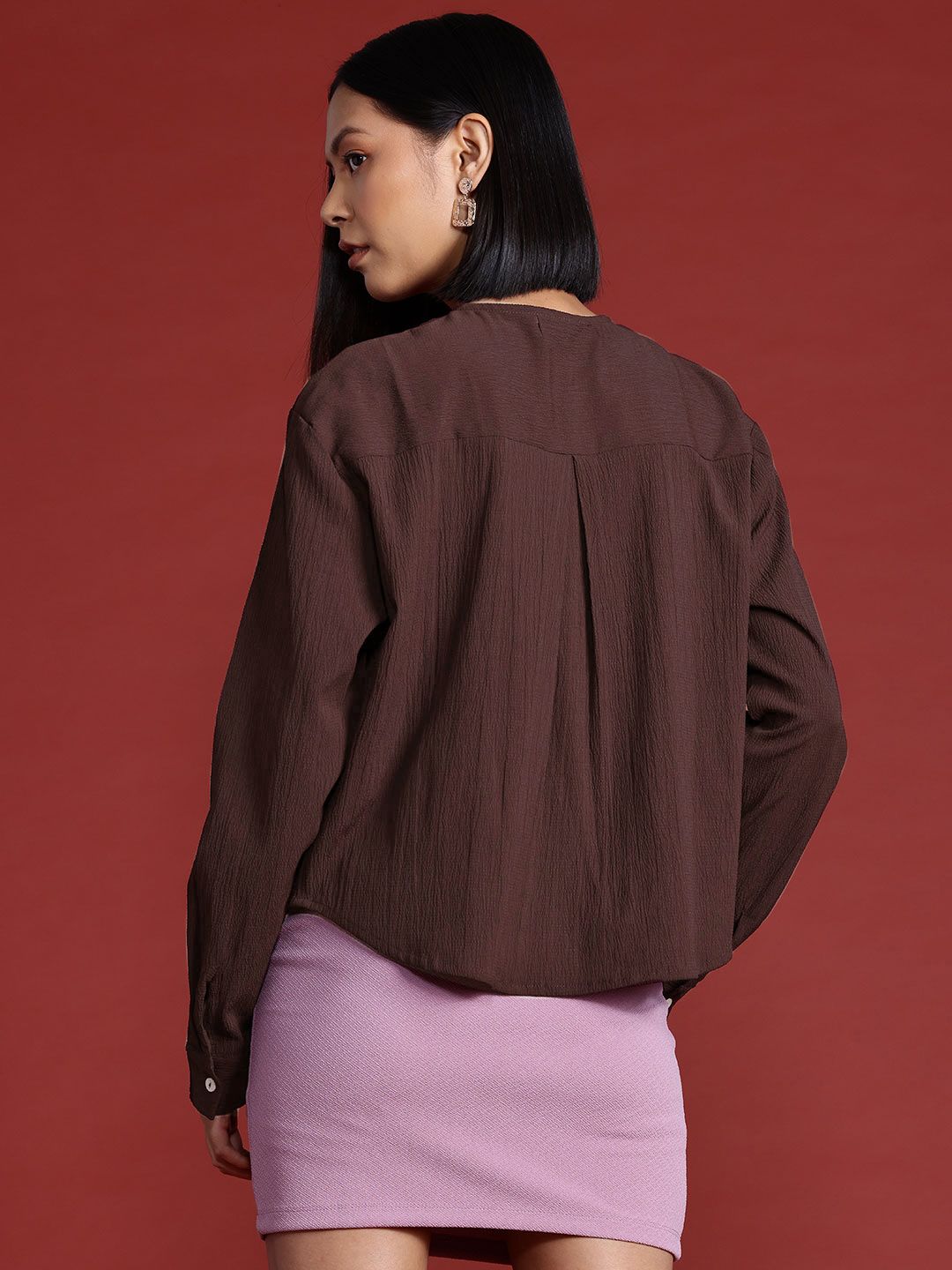 all about you Textured Formal Shirt
