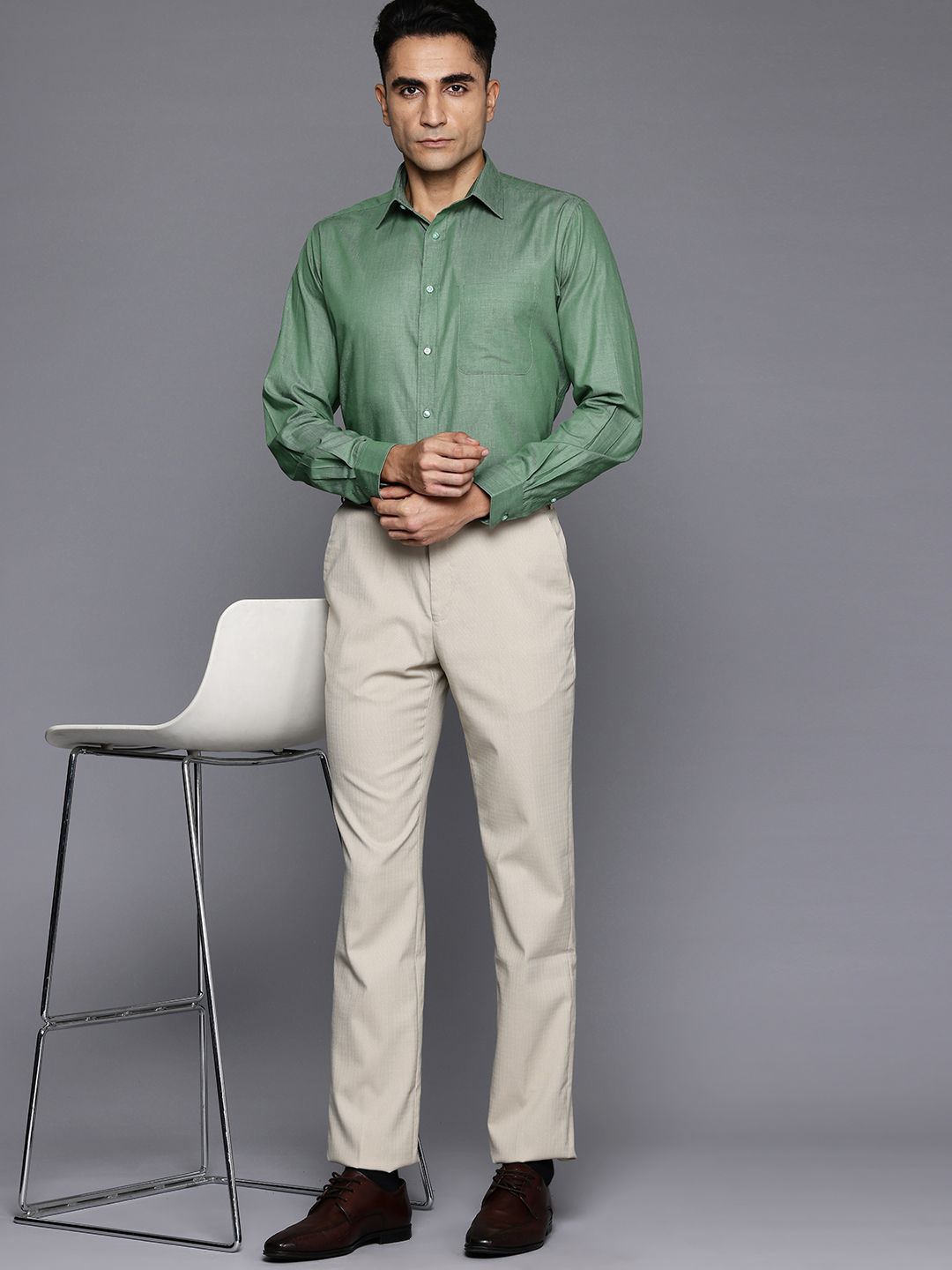 Raymond Pure Cotton Slim Fit Formal Shirt