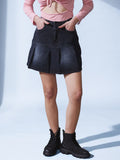 STREET 9 A-line Denim Mini Skirt