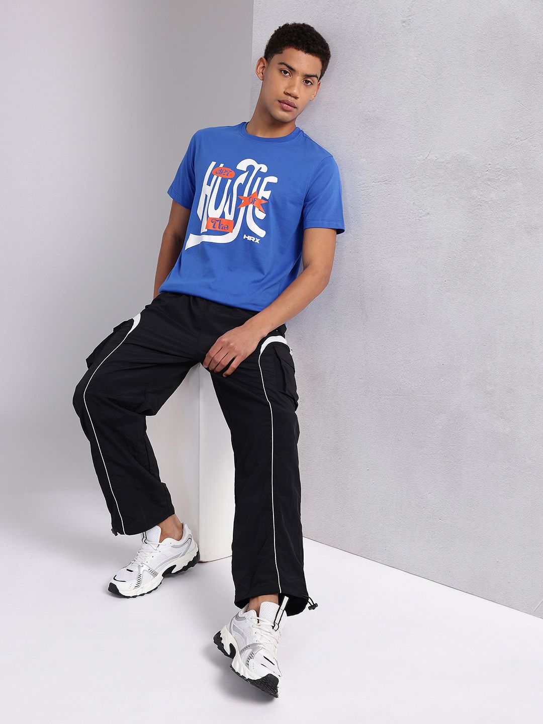 HRX by Hrithik Roshan Typography Printed T-shirt