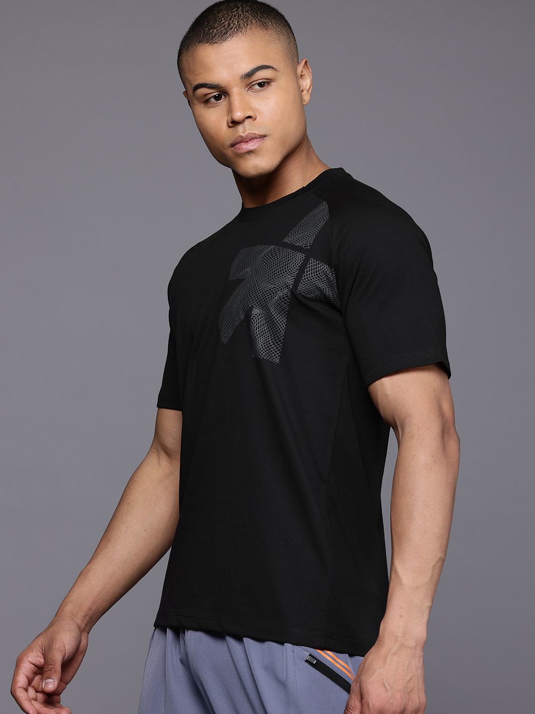 HRX by Hrithik Roshan Brand Logo Rapid-Dry Training T-shirt